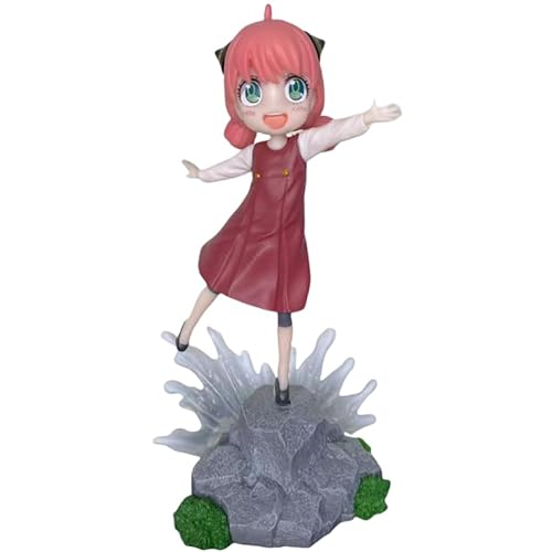 REOZIGN Anya Forger Figur Kung Fu, 20 cm, aus PVC, zum Sammeln, Kunsthandwerk, Geschenk für Anime-Fans (b) von REOZIGN
