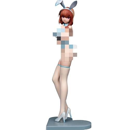 REOZIGN Aoi Figur, Xia Ya Figur, Standing Black White Bunny Girl Anime Figuren 30 cm PVC Character Figur Cosplay Model Handicrafts Gift (b) von REOZIGN