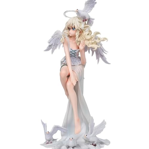 REOZIGN Ariel Figur, Angel Wings Ariel Anime Figuren 25 cm PVC Characurin Modell Sammlerstück für Anime-Ventilatoren Geschenk (a) von REOZIGN