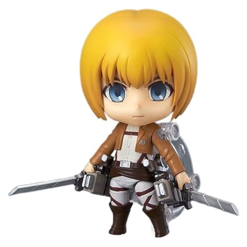 REOZIGN Armin Arlert-Figur, Version Q, Ersatzgesicht, bewegliche Figur Armin Arlert, 10 cm, handgefertigtes Geschenk aus PVC von REOZIGN