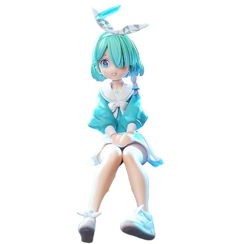 REOZIGN Arona-Figur, blaues Seemannskostüm, sitzend, Actionfigur Arona, 17 cm, Anime-Spielfigur, Statuenmodell, Bürohandwerk, Geschenke von REOZIGN