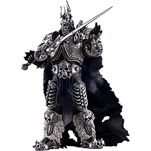 REOZIGN Arthas, Sylvanas Anime Figuren Modell, World of Warcraft PVC Action Cartoon Manga Spiel Charakter Modell Statue Figur Spielzeug Sammlerstücke Dekorationen Handwerk Geschenke (Arthas 15 cm) von REOZIGN