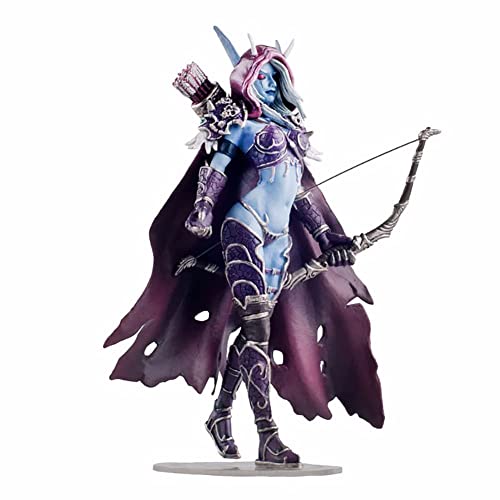 REOZIGN Arthas, Sylvanas Anime Figuren Modell, World of Warcraft PVC Action Cartoon Manga Spiel Figur Modell Statue Spielzeug Sammlerstücke Dekorationen Handwerk Geschenke (Sylvanas 18cm) von REOZIGN