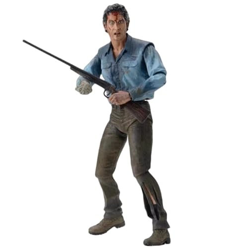 REOZIGN Ash-Figur, Ersatzkopf Ash Williams, Actionfiguren 19 cm, Figuren aus PVC, Souvenirs für Anime-Fans, Geschenke von REOZIGN