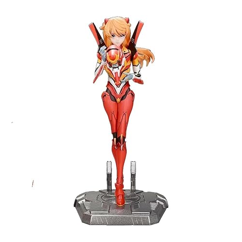 REOZIGN Asuka-Figur, Mecha Shikinami Asuka Langley, stehend, Actionfigur, 27 cm, handgefertigt, Spielfigur, Geschenk für Anime-Fans von REOZIGN