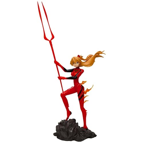 REOZIGN Asuka Figur, hält einen Waffenkampf, Asuka Langley Soryu Anime-Figuren, 26 cm, PVC, Manga, Game, Charaktermodell, Craft Gift REOZIGN Asuka Figur, hält einen Waffenkampf, Asuka Langley Soryu Anime-Figuren, 26 cm, PVC, Manga, Game, Charaktermodell, Craft Gift von REOZIGN