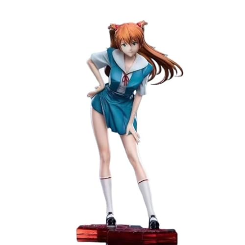 REOZIGN Asuka-Figur, stehend, Shikinami Asuka Langley, Actionfiguren, 30 cm, handgefertigt, Charaktersammlung, Dekoration, Geschenk von REOZIGN
