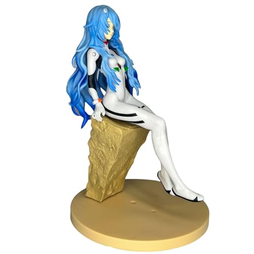 REOZIGN Ayanami Rei Figur, sitzend, Ayanami Rei Action-Figuren, 19 cm, Anime-Charakter, Statuenmodell, Desktop-Statue, Ornament, Geschenk REOZIGN Ayanami Rei Figur, sitzend, Ayanami Rei Action-Figuren, 19 cm, Anime-Charakter, Statuenmodell, Desktop-Statue, Ornament, Geschenk von REOZIGN