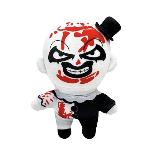 REOZIGN Clown Figur, erschreckende kurze Puppen aus Plüsch Clown zerstört die Seele, 26 cm, handgemachtes Spiel für Anime-Fans, Geschenk (a) von REOZIGN