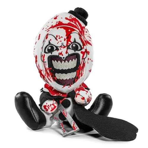 REOZIGN Clown Figur, erschreckende kurze Puppen aus Plüsch Clown zerstört die Seele, 26 cm, handgemachtes Spiel für Anime-Fans, Geschenk (b) von REOZIGN