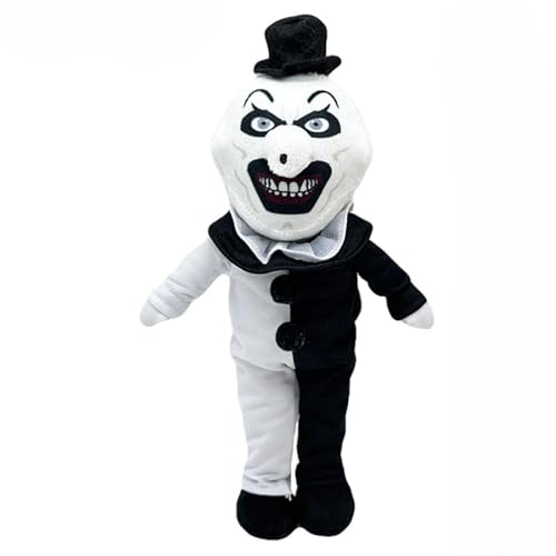 REOZIGN Clown Figur, erschreckende kurze Puppen aus Plüsch Clown zerstört die Seele, 26 cm, handgemachtes Spiel für Anime-Fans, Geschenk (d) von REOZIGN
