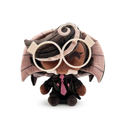 REOZIGN Cookie Run Shadow Plush, Milchkeks, 25 cm, Handgefertigt, PVC, Cartoon -Charakter, Manga, Dekoration, Handwerksgeschenk (d) von REOZIGN