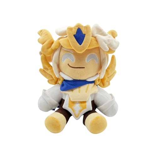 REOZIGN Cookie Run Shadow Plush, Milchkeks, 25 cm, Handgefertigt, PVC, Cartoon -Charakter, Manga, Dekoration, Handwerksgeschenk (f) von REOZIGN