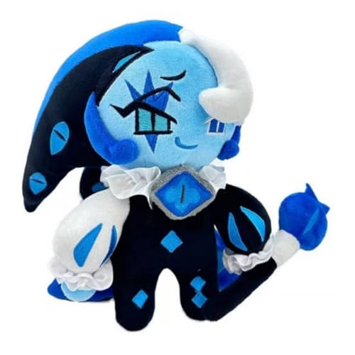 REOZIGN Cookie Run Shadow Plush, Milchkeks, 25 cm, Handgefertigt, PVC, Cartoon -Charakter, Manga, Dekoration, Handwerksgeschenk (g) von REOZIGN