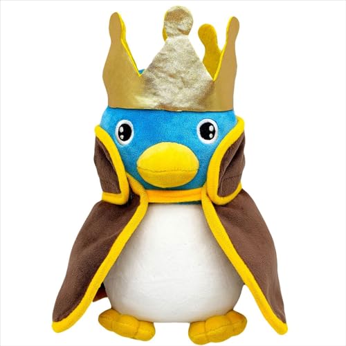 REOZIGN Crown Penguin Plüsch, Mario Bros Bros Penguin Puppe, 23 cm, Anime-Kollektion, Dekoration, Statusvorlage für Büro REOZIGN Crown Penguin Plüsch, Mario Bros Bros Penguin Puppe, 23 cm, Anime-Kollektion, Dekoration, Statusvorlage für Büro von REOZIGN