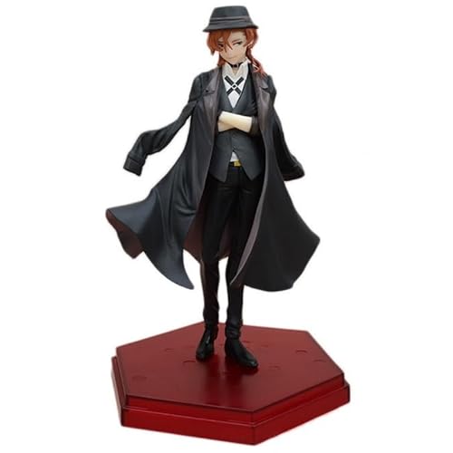 REOZIGN Dazai Osamu und Nakahara Chuya Figur, bewegliche Figur, stehend, 21 cm, handgefertigtes Modell, Videospiel-Charakterdekoration, Geschenk (a) von REOZIGN