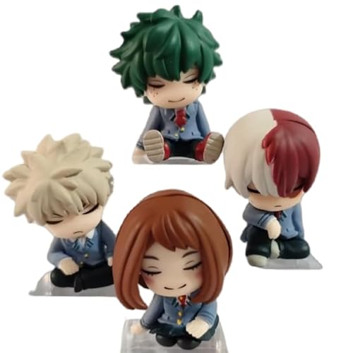 REOZIGN Deku, Todoroki Shoto, Bakugo Katsuki Figur, Q Version Animierte Figuren 6 cm / 2,4 Zoll Handspielfiguren-Modell, Dekoration, Geschenk (a) von REOZIGN