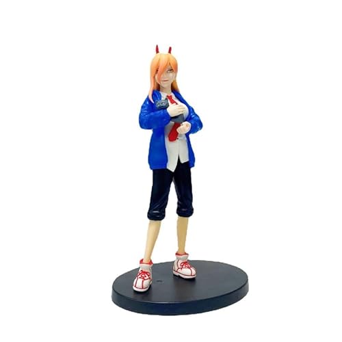 REOZIGN Denzu Pochita Kampffigur, stehend, 18 cm, PVC-Modell, handgefertigt, Andenken für Anime-Fans, Geschenke (c) von REOZIGN