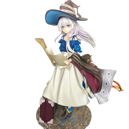 REOZIGN Elaina Figur, Traveler Elaina Anime Figuren 25 cm/9,8 Nch PVC PVC Characters Dekoration Sammlerstücke Handicrafts Souvenirs for Anime Fans Gifts von REOZIGN