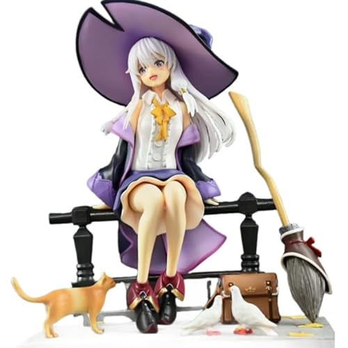 REOZIGN Elaina Figur, sitzende Hexe, Elaina, Figur, 26 cm, PVC, Statuenmodell, Dekoration, Handwerk für Anime-Ventilatoren, Geschenk REOZIGN Elaina Figur, sitzende Hexe, Elaina, Figur, 26 cm, PVC, Statuenmodell, Dekoration, Handwerk für Anime-Ventilatoren, Geschenk von REOZIGN