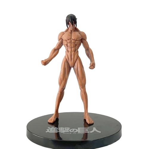 REOZIGN Eren Yeager Figur stehend und kämpferisch, Action-Figur, 15 cm, handgefertigt, aus PVC, Statuen-Kollektion für Anime-Fans, Geschenke von REOZIGN