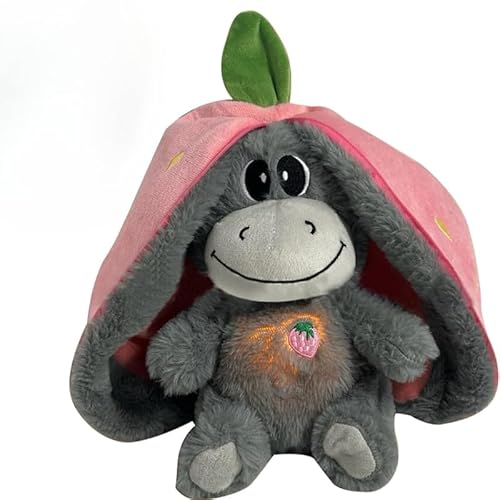 REOZIGN Esel-Plüschtier, Schlafender Esel, 30 cm, Handgefertigt, PVC, Cartoon-Manga-Spielfigur, Modell, Dekoration, Bastelgeschenk (a) von REOZIGN