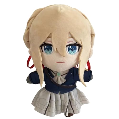 REOZIGN Evergarden Plüschtier, Violett, 20 cm, aus PP-Baumwolle, handgefertigt, aus PVC, Souvenir für Anime-Fans. REOZIGN Evergarden Plüschtier, Violett, 20 cm, aus PP-Baumwolle, handgefertigt, aus PVC, Souvenir für Anime-Fans. von REOZIGN