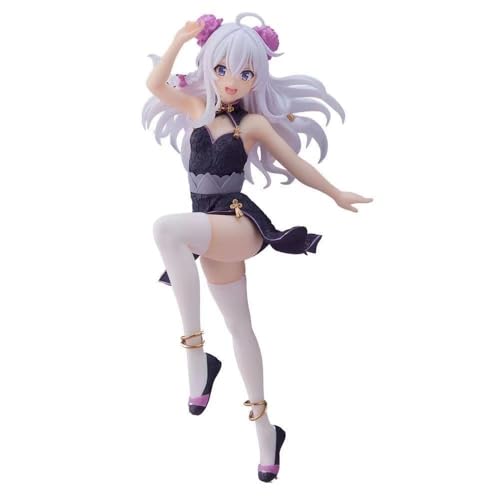 REOZIGN Figur Elaina, Cheongsam springend, schwarzer Stern, rote Hatsune, Anime-Figuren, 19 cm, Figuren aus PVC, handwerkliche Erinnerungen für Anime-Fans REOZIGN Figur Elaina, Cheongsam springend, schwarzer Stern, rote Hatsune, Anime-Figuren, 19 cm, Figuren aus PVC, handwerkliche Erinnerungen für Anime-Fans von REOZIGN