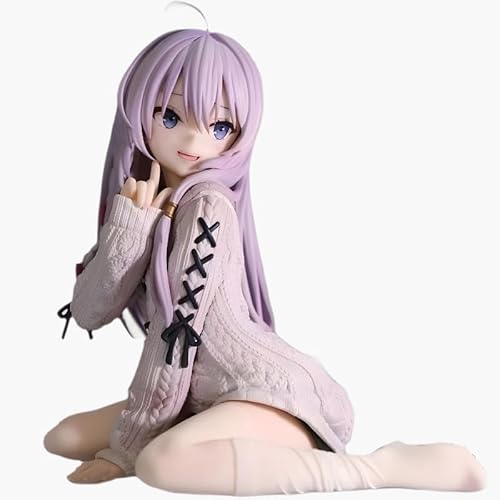 REOZIGN Figur Elaina, gestricktes Kleid, sitzende Figur, Elaina, 15 cm, handgefertigt, PVC, Zeichnungsmodell, Geschenk REOZIGN Figur Elaina, gestricktes Kleid, sitzende Figur, Elaina, 15 cm, handgefertigt, PVC, Zeichnungsmodell, Geschenk von REOZIGN