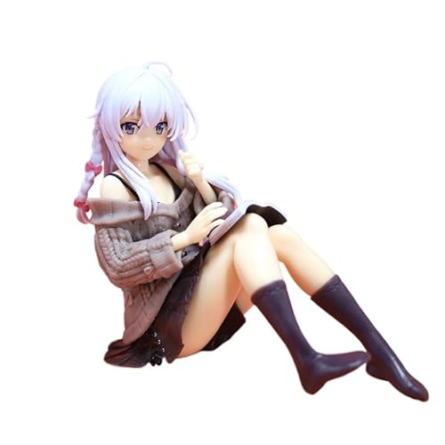 REOZIGN Figur Elaina, sitzender Leserock, Figur Elaina 10 cm, Cosplay, aus PVC, handgefertigt, Sammlerstück, Geschenk für Anime-Fans REOZIGN Figur Elaina, sitzender Leserock, Figur Elaina 10 cm, Cosplay, aus PVC, handgefertigt, Sammlerstück, Geschenk für Anime-Fans von REOZIGN