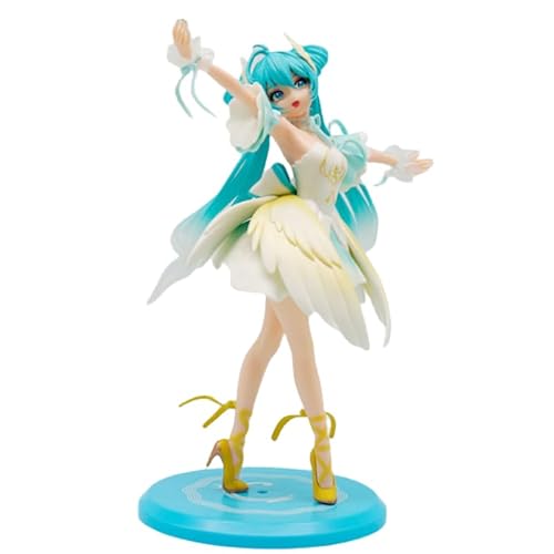 REOZIGN Figur Hatsune, Blue Circle Golf Hatsune Anime Figuren 21 cm Figur PVC Statuen Sammlung für Anime-Fans, Geschenke (b) von REOZIGN