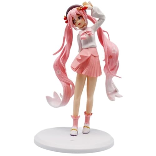 REOZIGN Figur Hatsune, Cherry Blossoms Pink, Anime-Figuren, Hatsune, 20 cm, PVC, Cosplay, Handwerk, Souvenirs für Anime-Fans, Geschenke REOZIGN Figur Hatsune, Cherry Blossoms Pink, Anime-Figuren, Hatsune, 20 cm, PVC, Cosplay, Handwerk, Souvenirs für Anime-Fans, Geschenke von REOZIGN