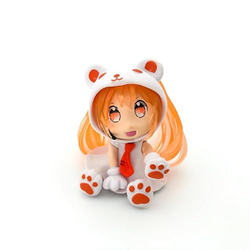 REOZIGN Figur Hatsune, Version Q, sitzender Bär, bewegliche Figur, 8 cm, aus PVC, handgefertigt, Sammlerstück, für Anime-Fans. (f) von REOZIGN
