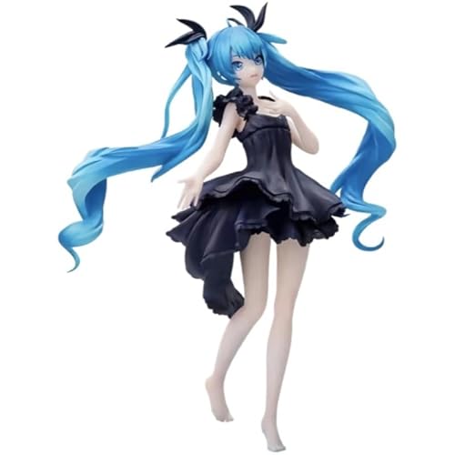 REOZIGN Figur Hatsune, schwarzes Kleid der Tiefen, bewegliche Figur, 18 cm aus PVC, Sammlermodell, Handwerk, Geschenk für Anime-Fans REOZIGN Figur Hatsune, schwarzes Kleid der Tiefen, bewegliche Figur, 18 cm aus PVC, Sammlermodell, Handwerk, Geschenk für Anime-Fans von REOZIGN
