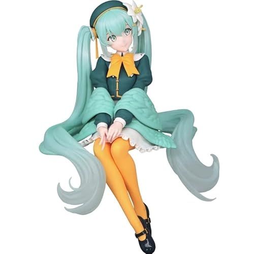 REOZIGN Figur Hatsune, sitzende Lilienfee, bewegliche Figur, 15 cm, aus PVC, handgefertigt, Souvenir für Anime-Fans. REOZIGN Figur Hatsune, sitzende Lilienfee, bewegliche Figur, 15 cm, aus PVC, handgefertigt, Souvenir für Anime-Fans. von REOZIGN