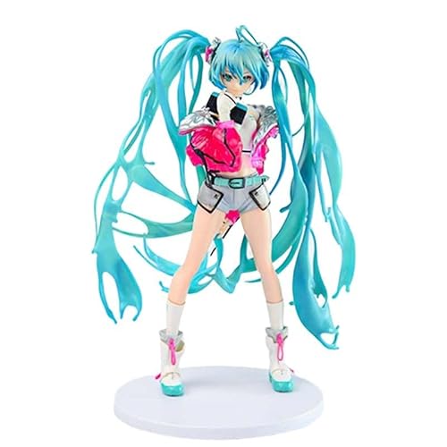 REOZIGN Figur Hatsune, stehende Hatsune, Bühnenschminke, 24 cm, PVC, Figur, Cosplay, Sammlung, Handwerk, Geschenk von REOZIGN