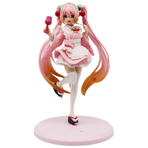 REOZIGN Figur Hatsune stehend, bewegliche Figur Sakura Hatsune aus Weinglas, 18 cm, Modell aus PVC, Spielfigur, Sammlung, Dekoration, Geschenk REOZIGN Figur Hatsune stehend, bewegliche Figur Sakura Hatsune aus Weinglas, 18 cm, Modell aus PVC, Spielfigur, Sammlung, Dekoration, Geschenk von REOZIGN