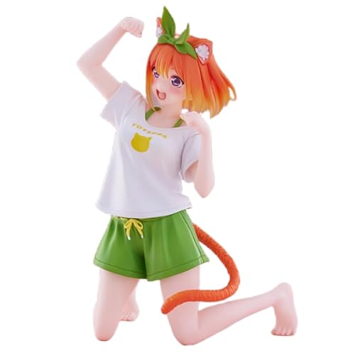 REOZIGN Figur Ichika Nakano, Nino, Miku Nakano, Yotsuba, Itsuki, sitzende Anime-Figuren, 11 cm, Modell für Büro, Geschenke (a) von REOZIGN