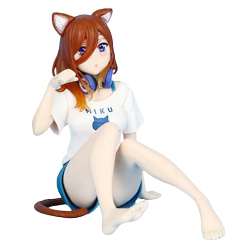 REOZIGN Figur Ichika Nakano, Nino, Miku Nakano, Yotsuba, Itsuki, sitzende Anime-Figuren, 11 cm, Modell für Büro, Geschenke (c) von REOZIGN