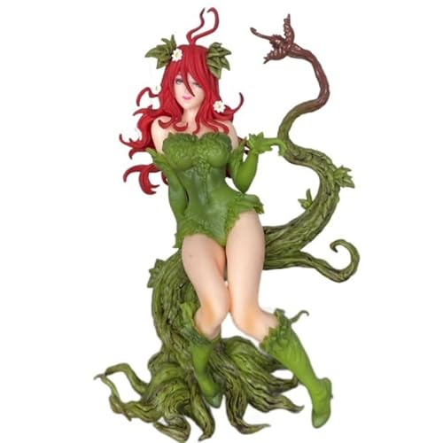 REOZIGN Figur Isley, Pamela, Lillian Isley, sitzend, rotes Haar, Anime-Figuren, 19 cm, Cosplay-Andenken, Geschenke für Anime-Fans von REOZIGN