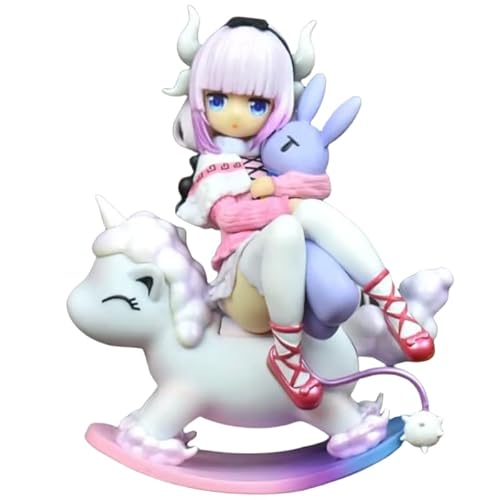 REOZIGN Figur Kanna, Schaukelpferd aus Holz, Anime-Figuren Kanna Kamui, 14 cm, handgefertigt, PVC, Charaktermodell, Dekoration, Bastelgeschenk von REOZIGN