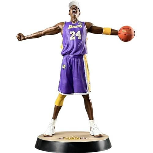 REOZIGN Figur Kobe, Black Mamba Victory Roaring Kobe Anime Figuren 33 cm PVC Cosplay Modell zum Sammeln Ornament Anime Geschenk (lila) von REOZIGN