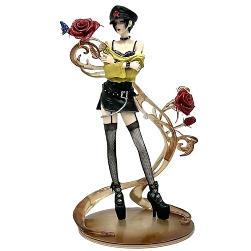 REOZIGN Figur Oosaki Nana, Komatsu Nana, stehend, umgeben von Action-Blumen, 22 cm, PVC, handgefertigt, Statue, Modell, Dekoration, Geschenke (b) von REOZIGN