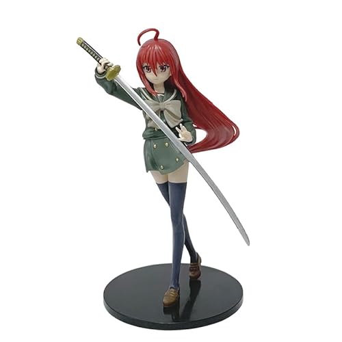 REOZIGN Figur Xshana, Anesting Roud Hair Slayer Shana Actionfiguren, 19 cm, Spielfigur, Modell-Statue, für Anime-Fans, Geschenk von REOZIGN