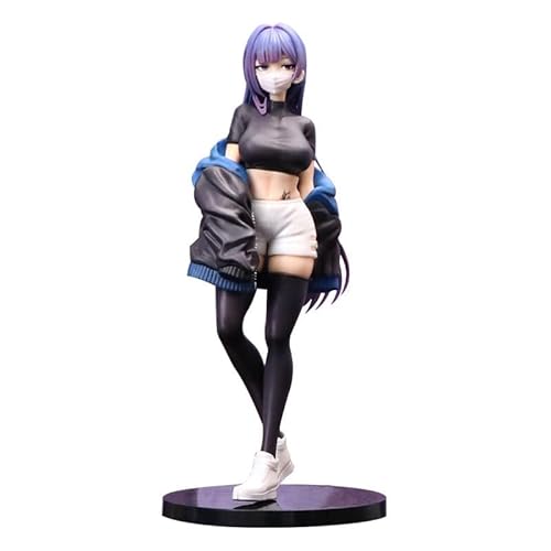 REOZIGN Figur Yuna, Maske, schwarze Strümpfe, langes Haar, Figur Yuna, 22 cm, PVC, Figur, Cosplay, Handwerk, Geschenk für Anime-Fans REOZIGN Figur Yuna, Maske, schwarze Strümpfe, langes Haar, Figur Yuna, 22 cm, PVC, Figur, Cosplay, Handwerk, Geschenk für Anime-Fans von REOZIGN