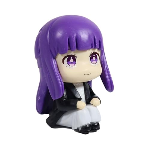 REOZIGN Frieren, Fren, Stark, sitzend, Q-Version, 11 cm, Anime-Spielfigur, Schreibtischdekoration, Geschenke (b) von REOZIGN