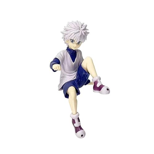 REOZIGN GON Figur Killua KUROLO KURAPICA Hisoka ILLUMI Sitzende Anime Figuren 14cm Handmade PVC Cosplay Figuren (b) von REOZIGN