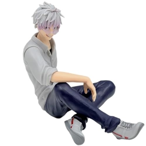 REOZIGN Geto Suguru, Gojo Satoru Figur, sitzende Actionfiguren, 11 cm, Anime-Spiel, Statue, Desktop-Statue (a) von REOZIGN