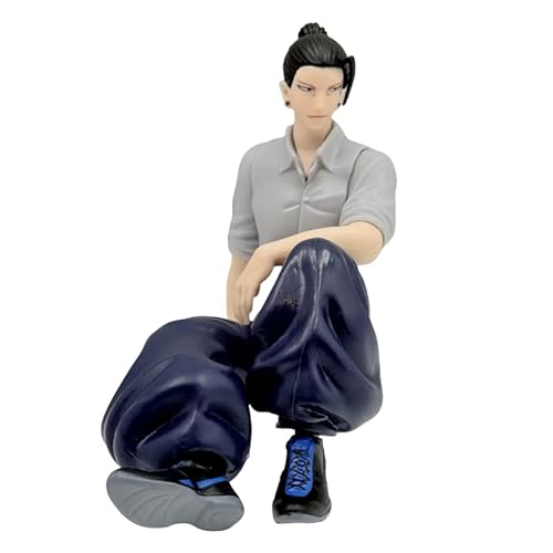REOZIGN Geto Suguru, Gojo Satoru Figur, sitzende Actionfiguren, 11 cm, Anime-Spiel, Statue, Desktop-Statue (b) von REOZIGN