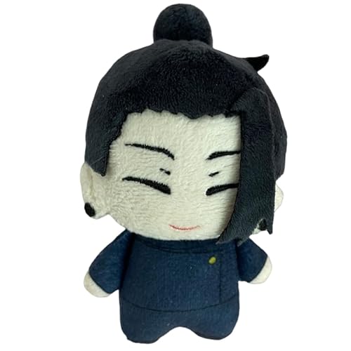 REOZIGN Geto Suguru Plüschtier, kurze, stehende Puppe, 10 cm, PVC, handgefertigt, Cartoon-Charakter, Manga, Dekoration, Bastelgeschenk von REOZIGN